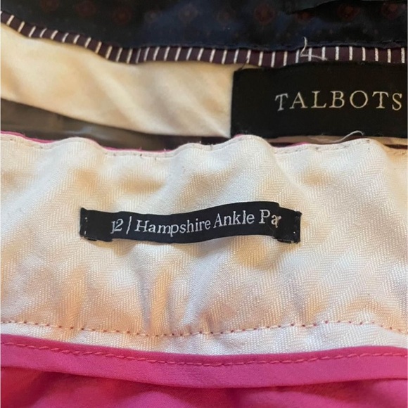 Talbots Teal and Gray Ankle Pants - Picture 4 of 4